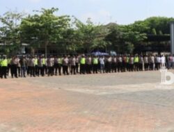 468 Petugas Gabungan Diterjunkan Kawal Pengesahan 1.500 Calon Anggota PSHT Cabang Tuban