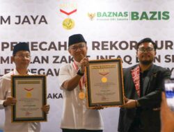 Baznas (BAZIS) DKI dan PAM Jaya Pecahkan Rekor Muri dalam Pengumpulan Zakat
